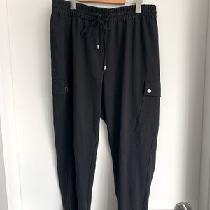 Calvin Klein black cargo joggers